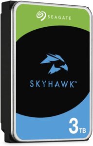 Жесткий диск 3.5" 3 TB Seagate SkyHawk Surveillance SATA3 256MB ST3000VX015