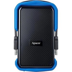 Жорсткий диск портативний Apacer USB 3.1 Gen1 AC631 1TB 2.5 дюйми Чорно-синій