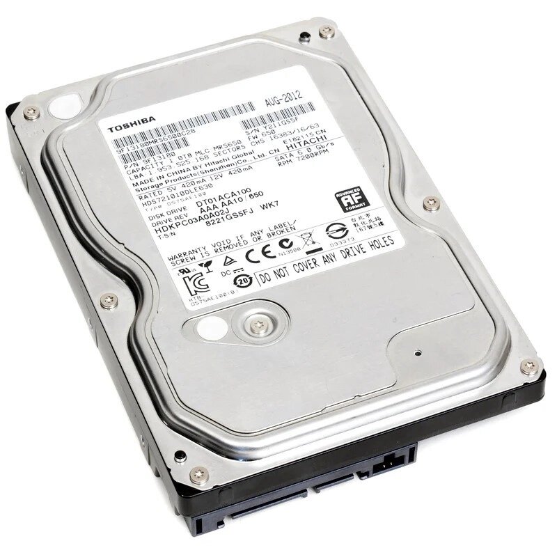 Жесткий диск SATA 1 TB Toshiba 7200rpm 32 MB DT01ACA100 від компанії da1 - фото 1