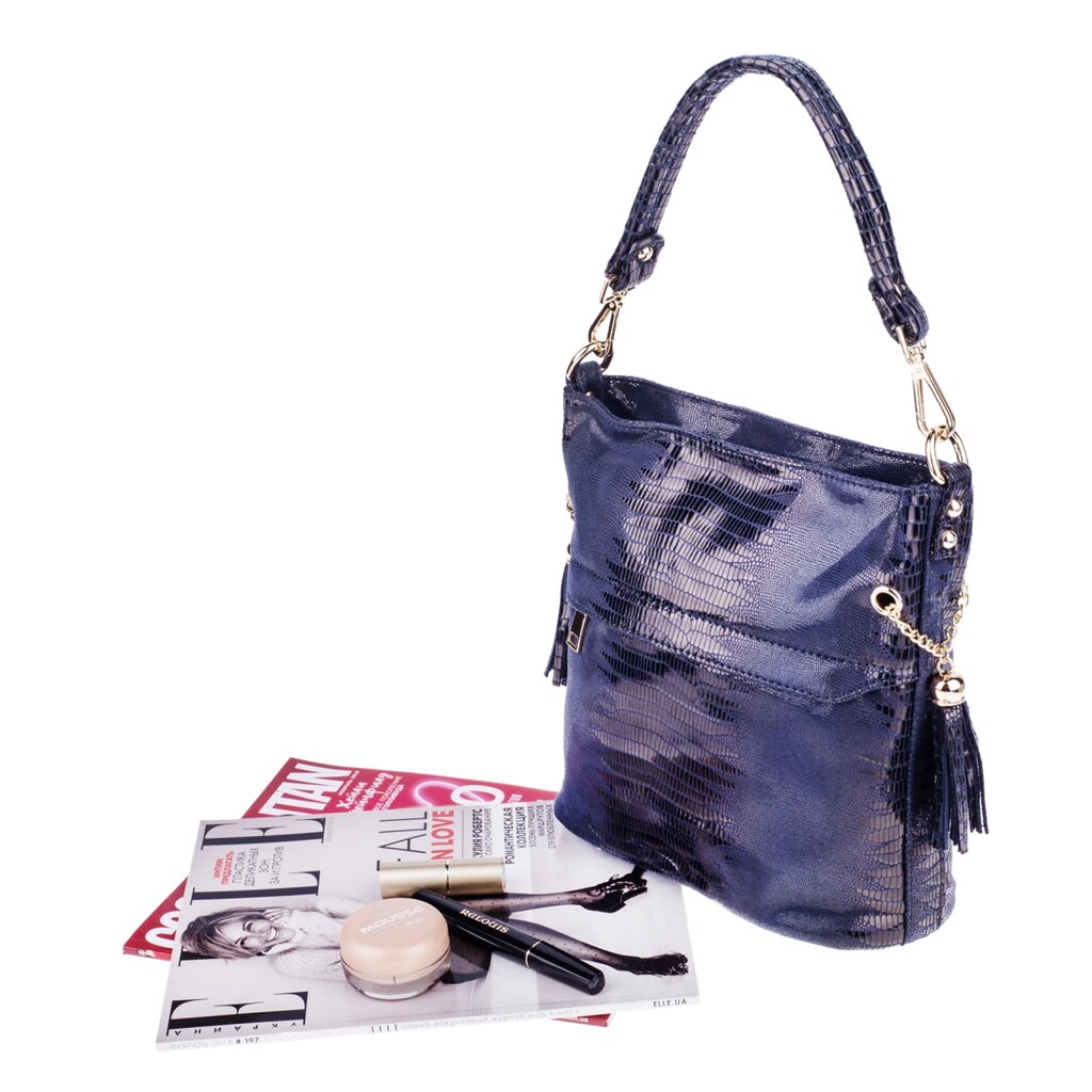 Жіноча сумка Realer P111 синя від компанії da1 - фото 1