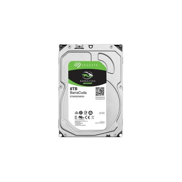 Жорсткий диск Seagate BarraCuda 3.5 дюйма 8 TB (ST8000DM004) від компанії da1 - фото 1