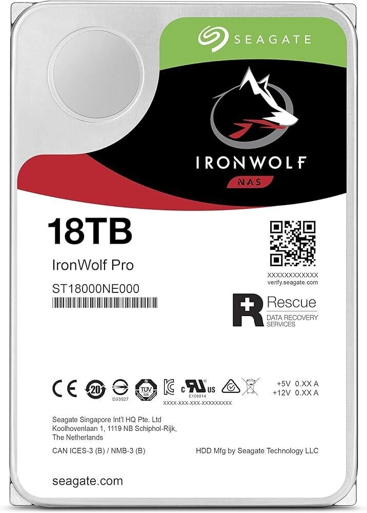 Жорсткий диск Seagate IronWolf Pro 18 TB SATA3 NAS ST18000NE000 від компанії da1 - фото 1