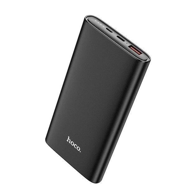 Зовнішній акумулятор Hoco J83 10000 mAh PD20W + QC 3.0 чорний від компанії da1 - фото 1