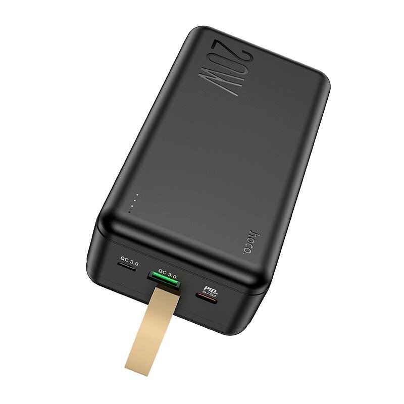 Зовнішній акумулятор HOCO Tacker power bank J87B 30000mAh чорний від компанії da1 - фото 1