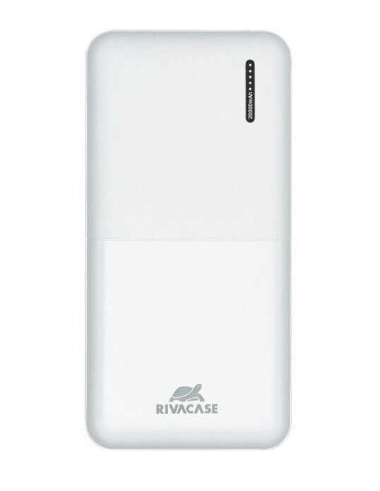 Зовнішній акумулятор Power Bank RIVACASE VA2572 20000 mAh швидке заряджання QC PD Білий від компанії da1 - фото 1