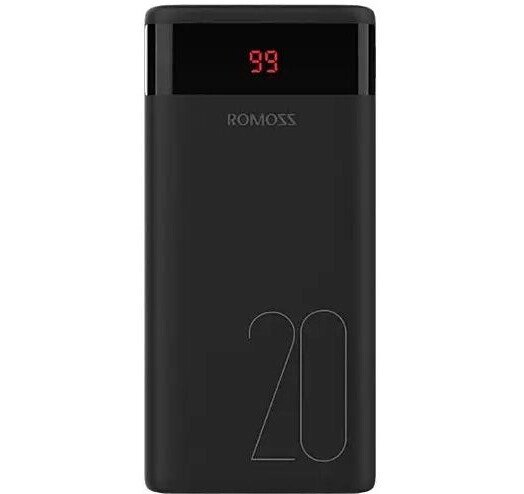 Зовнішній акумулятор Romoss Ares20 20000 mAh (PAS20-102-2135H) від компанії da1 - фото 1