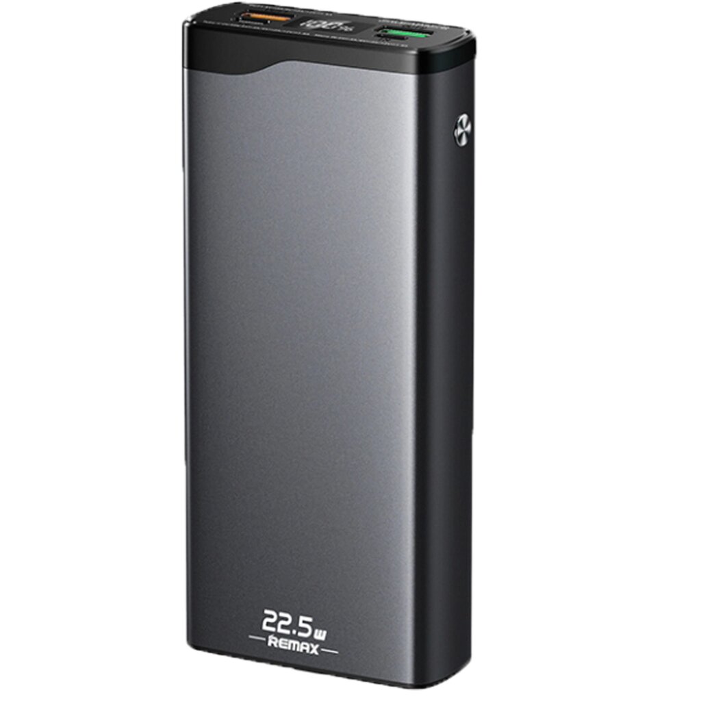 Зовнішній акумулятор сірий Remax RPP-129 Kingkong II QC 22.5W + PD 18W 20000 mAh від компанії da1 - фото 1