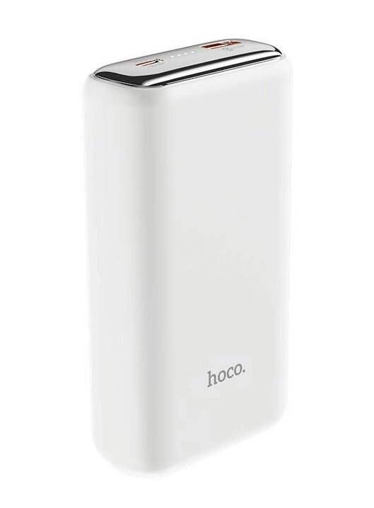 Зовнішня батарея Hoco Q1A Kraft Fully Compatible 20000 mAh PD3.0 QC3.0 77Wh біла від компанії da1 - фото 1