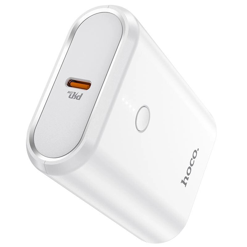 Зовнішня батарея Hoco Q3 Mayflower power bank 10000mAh біла від компанії da1 - фото 1