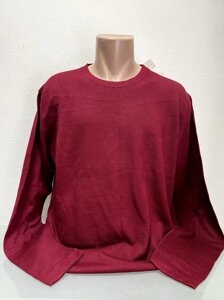 Джемпер светр тонкий чоловічий бордо Розмір + SAN&FA
