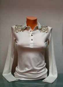 Кофточка сорочка жіноча Row Couture молочна