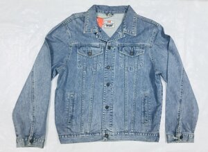 Куртка чоловіча блакитна джинсова Levi's mavi Galactika