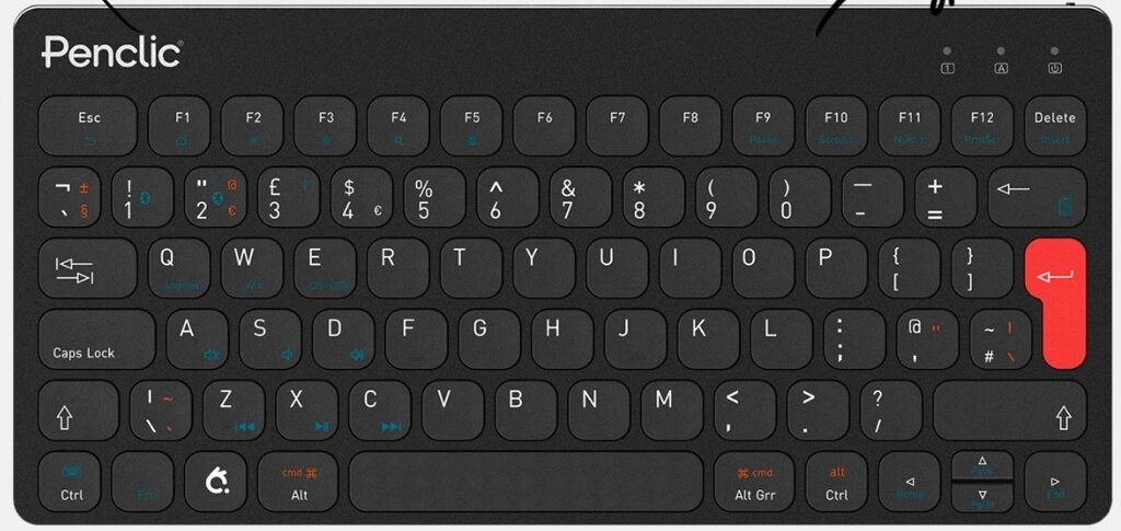 Клавіатура Penclic KB3 Wireless Black від компанії Ерголайф - фото 1