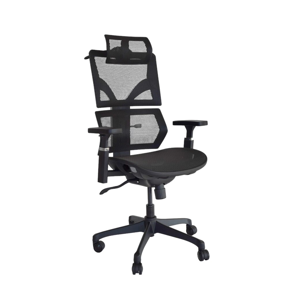 Офісне крісло Basic сітчасте чорне від компанії Ерголайф - фото 1