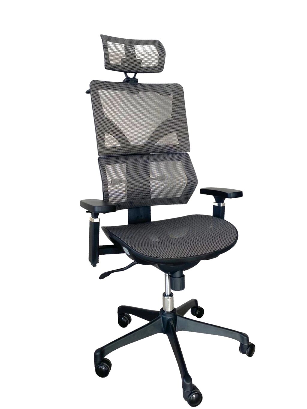 Офісне крісло Basic сітчасте сіре від компанії Ерголайф - фото 3