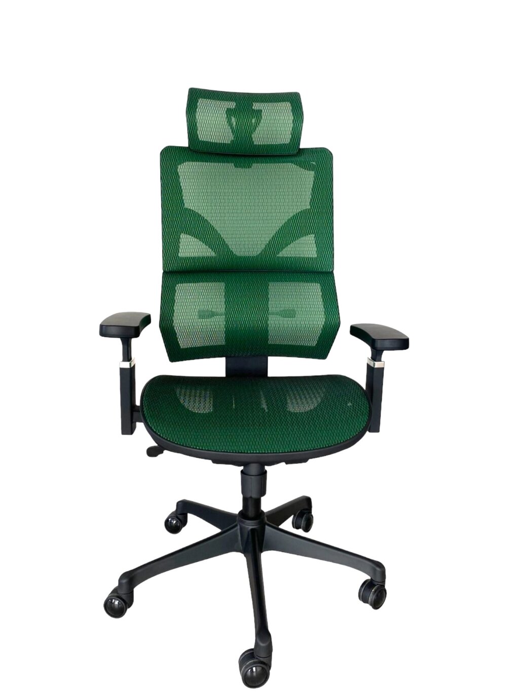 Офісне крісло Basic сітчасте зелене від компанії Ерголайф - фото 2