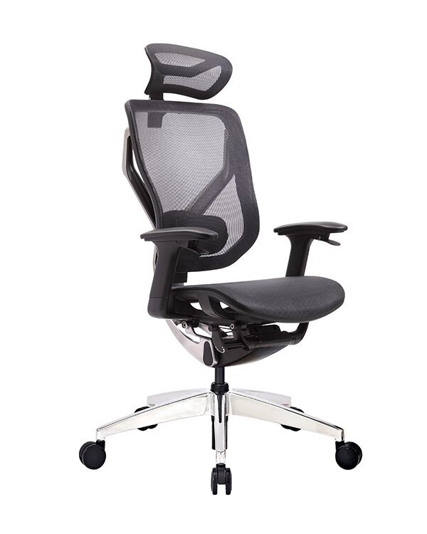 Офісне крісло Vida V7-X Black від компанії Ерголайф - фото 1