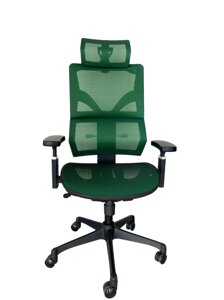 Офісне крісло Basic сітчасте зелене