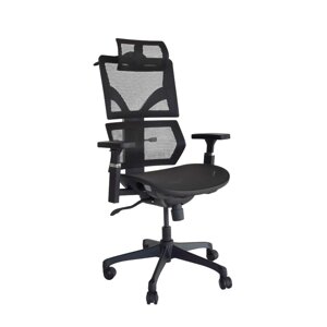 Офісне крісло Basic сітчасте чорне