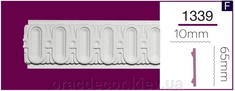 1339 Молдинг гнучкий Номі декор з рельєфним профілем від компанії Інтернет-магазин "ORAC DECOR" - фото 1
