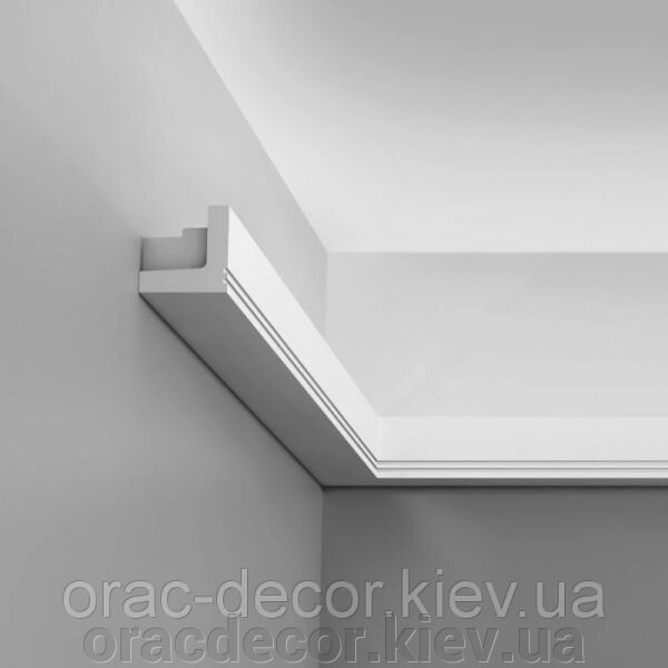 C361 Карниз стельовий для прихованого освітлення ORAC DECOR від компанії Інтернет-магазин "ORAC DECOR" - фото 1