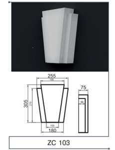 Фасадний декор замок ZС 103 Prestige Decor