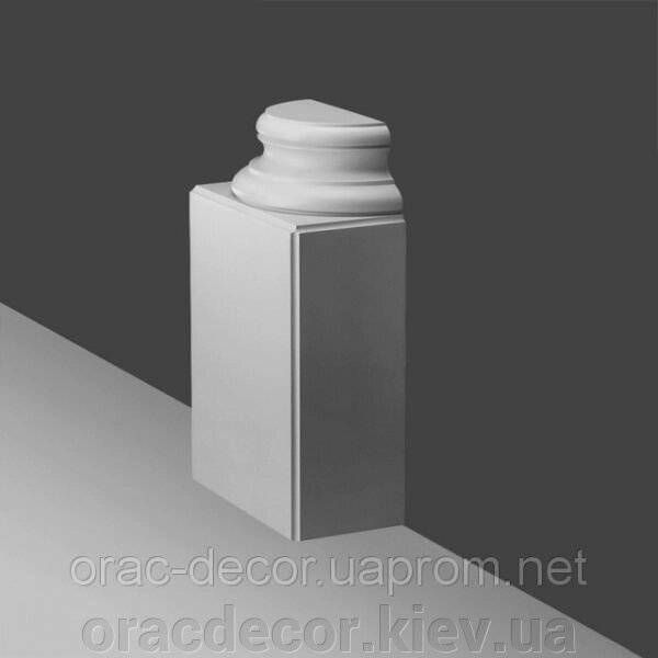 K1131 Полу-база для напів-колони з поліуретану ORAC DECOR (Орак Декор) від компанії Інтернет-магазин "ORAC DECOR" - фото 1