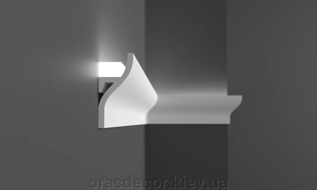 Карниз стельовий Kн 906 (2.0м) Grand Decor від компанії Інтернет-магазин "ORAC DECOR" - фото 1