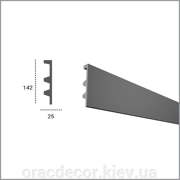 KF 505 гнучкий карниз стельовий для прихованого освітлення від компанії Інтернет-магазин "ORAC DECOR" - фото 1