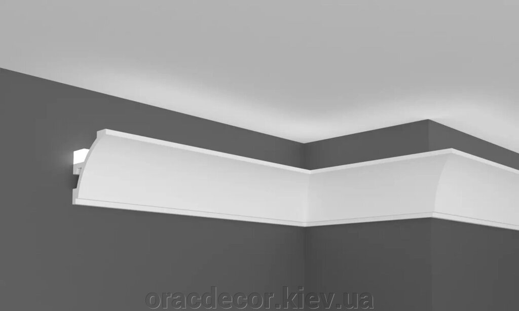 KH 904 Карниз стельовий для прихованого освітлення від компанії Інтернет-магазин "ORAC DECOR" - фото 1