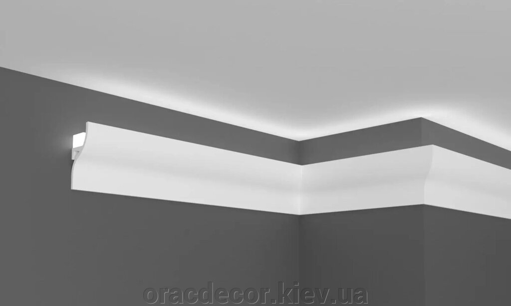 KH 906 Карниз гибкий стельовий для прихованого освітлення від компанії Інтернет-магазин "ORAC DECOR" - фото 1