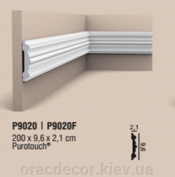 P9020 Декоративная лепнина из полиуретана и дюрополимера ORAC DECOR (Орак Декор) від компанії Інтернет-магазин "ORAC DECOR" - фото 1