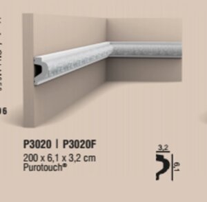 P3020 Декоративная лепнина из полиуретана и дюрополимера ORAC DECOR (Орак Декор)