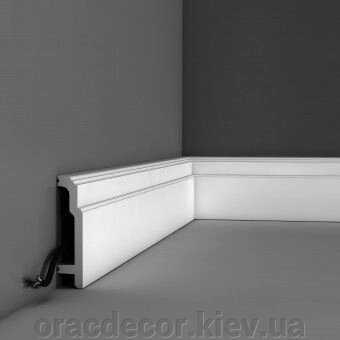 SX155 Підлоговий плінтус з поліуретану ORAC DECOR (Орак Декор) від компанії Інтернет-магазин "ORAC DECOR" - фото 1