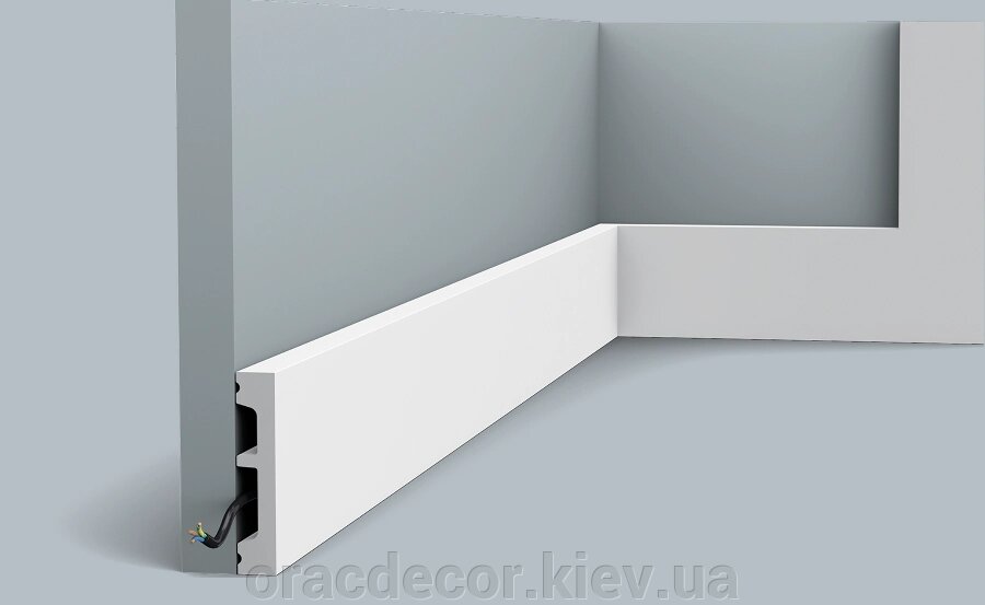 SX157 Гнучкий підлоговий плінтус з поліуретану ORAC DECOR (Орак Декор) від компанії Інтернет-магазин "ORAC DECOR" - фото 1