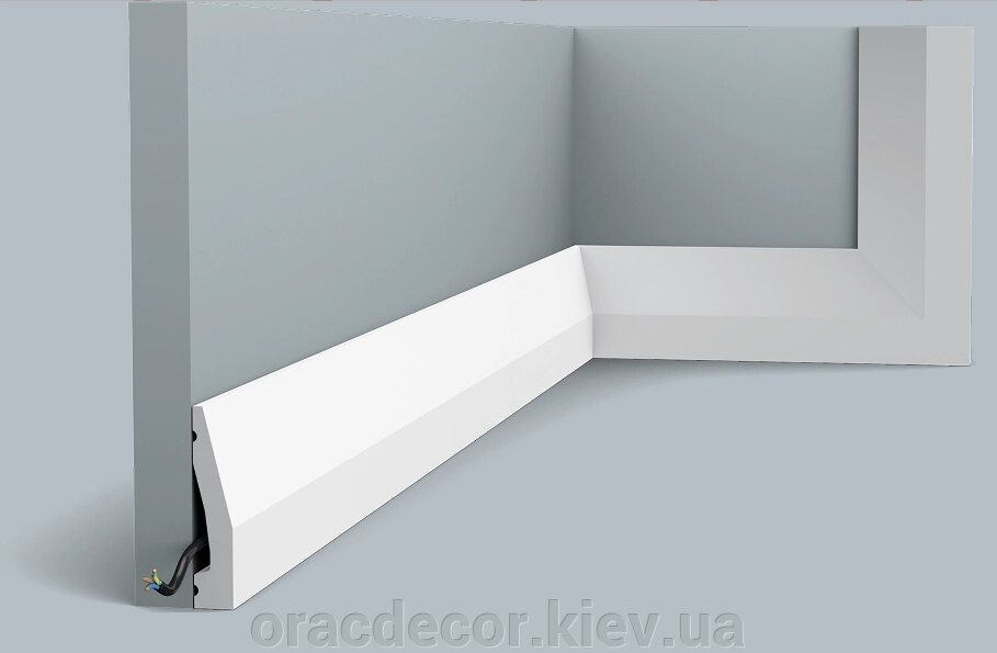 SX159 Підлоговий плінтус з поліуретану ORAC DECOR (Орак Декор) від компанії Інтернет-магазин "ORAC DECOR" - фото 1