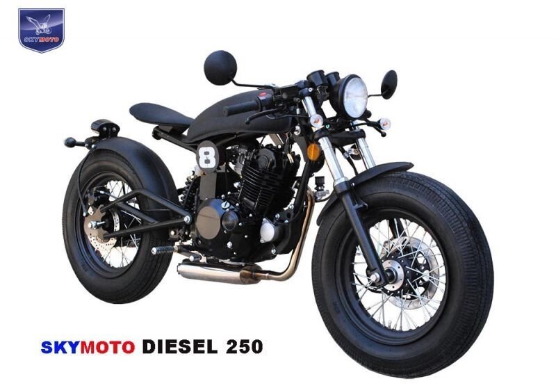Мотоцикл Skymoto Diesel 250 Cafe Racer - акції