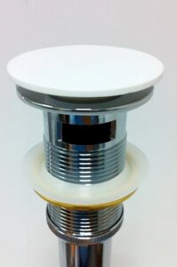 Донний клапан для миття з переливом Solid surface