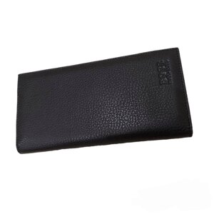 Стильний чоловічий гаманець чорний купюрник BS3638