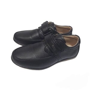 Туфлі підліткові чорні шкільні для хлопчика том м 38