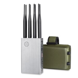 Ягуар 8 - потужна переносна глушилка GSM / CDMA / DCS / 4G / 3G / GPS / Wifi LOJACK 8 ват 3 кулера охдажденія