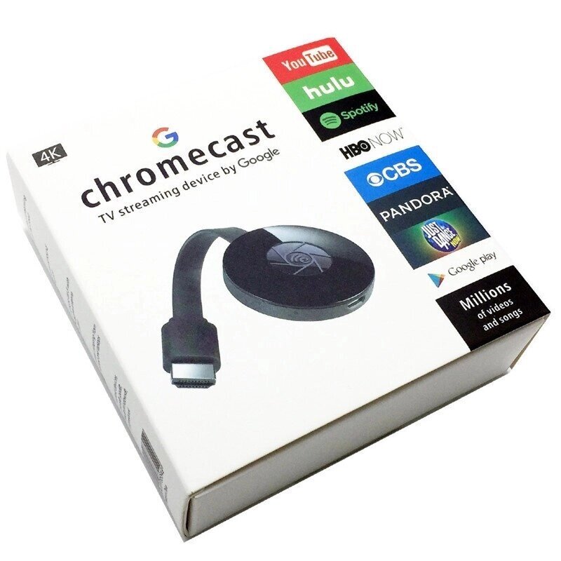 4K медіаплеєр Google Chromecast від компанії Інтернет-магазин "Tovar-plus. Com. Ua" - фото 1