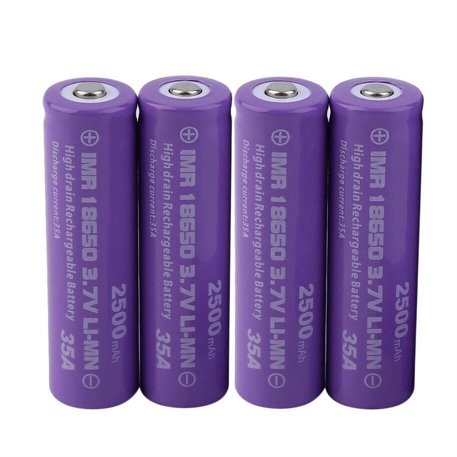 Акумулятор 18650 IMR 35A 3.7V 2500mAh від компанії Інтернет-магазин "Tovar-plus. Com. Ua" - фото 1