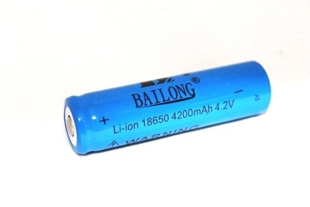 Акумулятор Bailong Li-ion 18650 4200mAh 4.2V від компанії Інтернет-магазин "Tovar-plus. Com. Ua" - фото 1