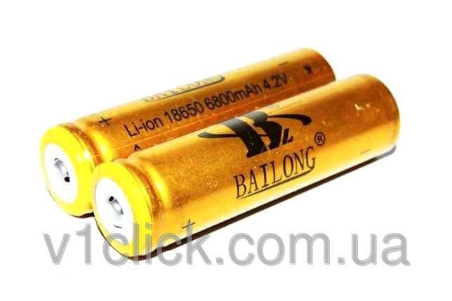 Акумулятор Bailong Li-ion 18650 6800mAh 4.2V від компанії Інтернет-магазин "Tovar-plus. Com. Ua" - фото 1