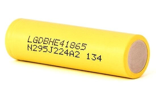 Акумулятор до модам і варівольтам LG HE4 18650 (2500mAh, 35А) від компанії Інтернет-магазин "Tovar-plus. Com. Ua" - фото 1