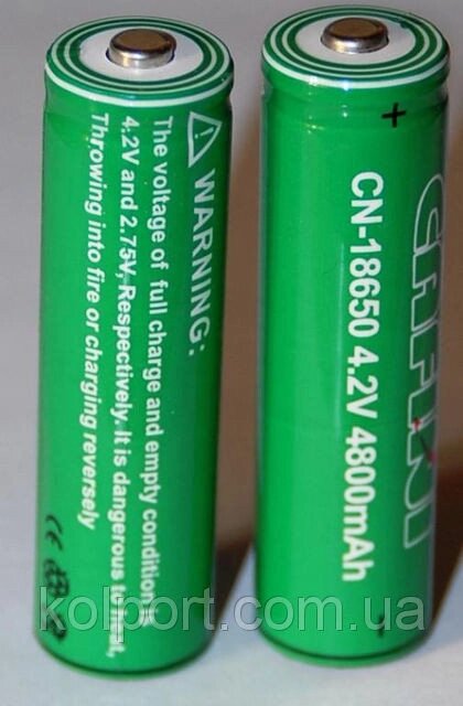 Акумулятор Li-Ion 4.2V 18650 4800 mAh, для ліхтариків, акумулятор на Police, BAILONG від компанії Інтернет-магазин "Tovar-plus. Com. Ua" - фото 1