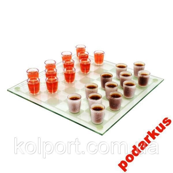 Алко шашки з чарками, стопками алко-гри від компанії Інтернет-магазин "Tovar-plus. Com. Ua" - фото 1