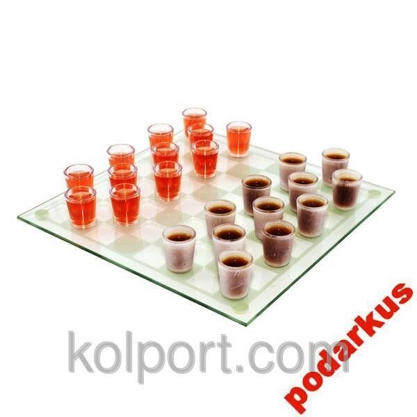Алко шашки з чарками, стопками алко-гри від компанії Інтернет-магазин "Tovar-plus. Com. Ua" - фото 1