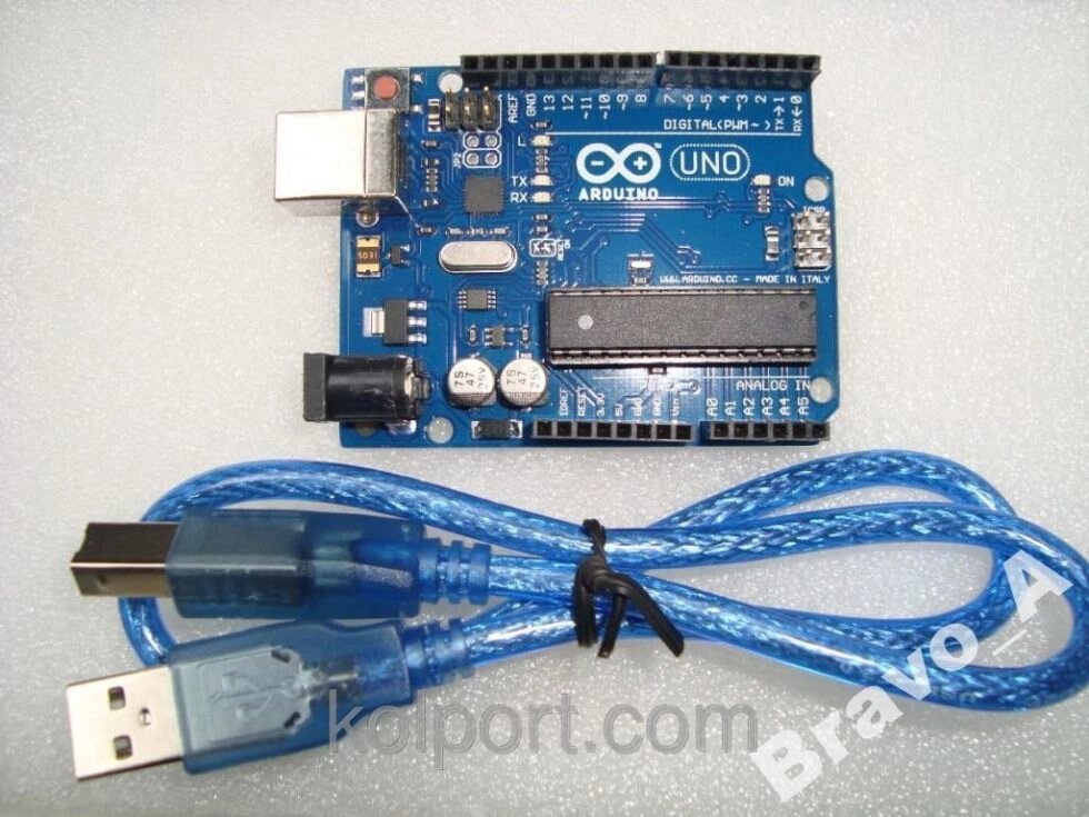 Arduino UNO R3 ATmega328 ATmega16 + USB від компанії Інтернет-магазин "Tovar-plus. Com. Ua" - фото 1